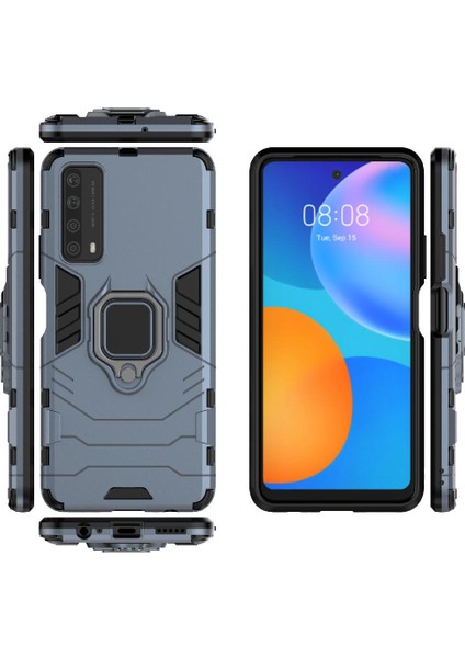 Huawei P Akıllı 2021 360 &deg; Dönen Halka Kickstand Askeri Damla (Yurt Dışından) indirimleri