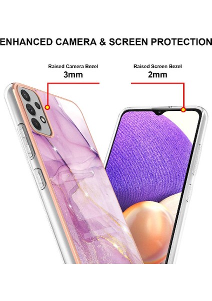 Samsung Galaxy A32 5g Yumuşak Tampon Ince Tpu Mermer Desen (Yurt Dışından) fırsatları