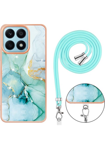 Onur X8A Mermer Tampon Anti-Scratch Yumuşak Crossbody Kordon Askısı Için Kılıf (Yurt Dışından)