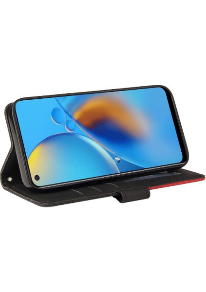 Kart Yuvası Standı ile Oppo A74 4g Için Kılıf Pu Deri Flip Folio Kılıf (Yurt Dışından) indirimleri