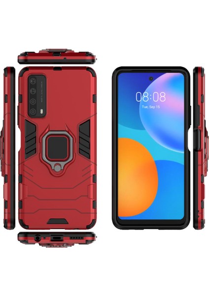 Huawei P Akıllı 2021 360 &deg; Dönen Halka Kickstand Askeri Damla (Yurt Dışından) fiyatları