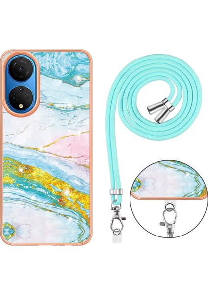 Onur X7 Mermer Tampon Crossbody Kordon Askısı Anti-Scratch Yumuşak (Yurt Dışından)