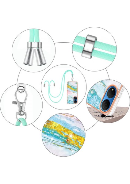 Onur X7 Mermer Tampon Crossbody Kordon Askısı Anti-Scratch Yumuşak (Yurt Dışından) fırsatları