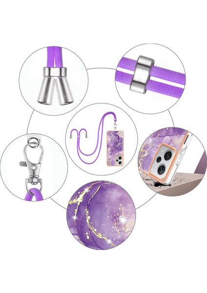 Xiaomi Redmi Için Not 12 Pro Artı 5g Mermer Crossbody Kordon Askısı (Yurt Dışından) fırsatları