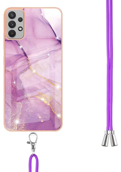 Samsung Galaxy A33 5g Tampon Mermer Crossbody Kordon Askısı Yumuşak (Yurt Dışından) fırsatları