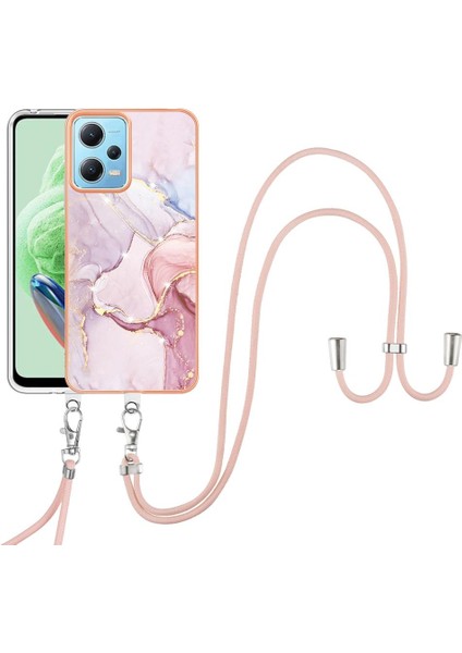 Xiaomi Poco X5 5g Mermer Crossbody Kordon Askısı Tampon Yumuşak (Yurt Dışından)