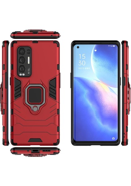 Oppo Case 5 Pro Artı 360 &deg; Dönen Halka Darbeye Kapak Kickstand Için Kılıf (Yurt Dışından) modelleri