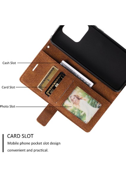 Xiaomi 13 Için Kılıf Cüzdan Çevir Folio Darbeye Pu Deri Manyetik Kart (Yurt Dışından)