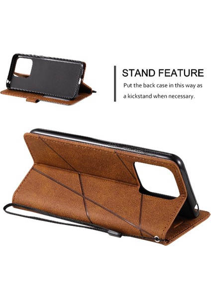 Xiaomi 13 Için Kılıf Cüzdan Çevir Folio Darbeye Pu Deri Manyetik Kart (Yurt Dışından)