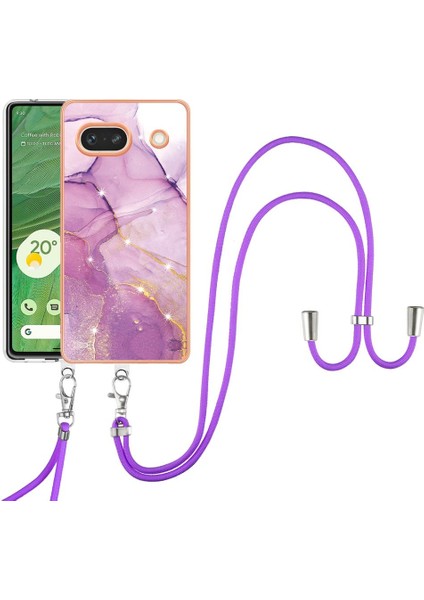 Google Piksel 7A Crossbody Kordon Askısı Tampon Anti-Scratch Yumuşak (Yurt Dışından)