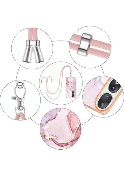 Kılıf 90 5g Tampon Crossbody Kordon Askısı Mermer Anti-Scratch (Yurt Dışından) modelleri