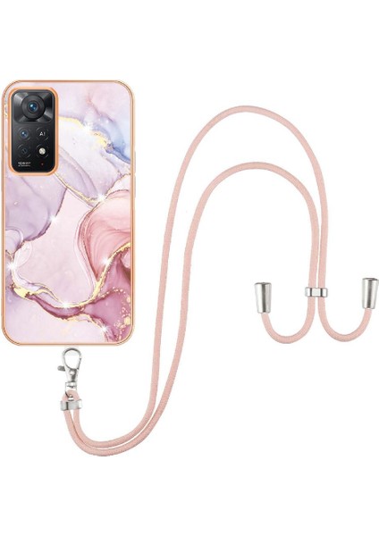 Xiaomi Redmi Için Not 11 4g Mermer Crossbody Kordon Askısı Tampon (Yurt Dışından)