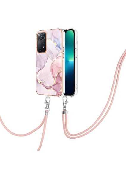 Xiaomi Redmi Için Not 11 4g Mermer Crossbody Kordon Askısı Tampon (Yurt Dışından)