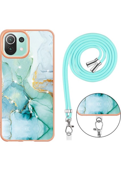 Xiaomi 11 Lite Için Crossbody Kordon Askısı Tampon Anti-Scratch Yumuşak (Yurt Dışından)