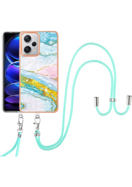 Xiaomi Redmi Için Not 12 Pro Artı 5g Mermer Crossbody Kordon Askısı (Yurt Dışından)