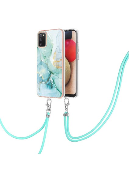Samsung Galaxy A02S Tampon Mermer Anti-Scratch Yumuşak Crossbody Için Kılıf (Yurt Dışından) fırsatları