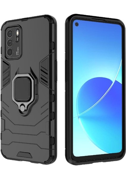 Oppo Case 6z Kickstand Darbeye Kapak Için Kılıf 360 &deg; Dönen Halka Damla (Yurt Dışından)