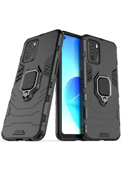 Oppo Case 6z Kickstand Darbeye Kapak Için Kılıf 360 &deg; Dönen Halka Damla (Yurt Dışından) modelleri