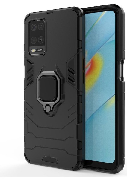 Oppo A54 4g Için Kılıf 360 &deg; Dönen Halka Darbeye Kapak Kickstand Askeri (Yurt Dışından) fiyatları