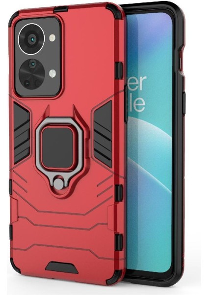 Oneplus Nord 2t 5g Için Kılıf 360 &deg; Dönen Halka Askeri Damla Koruma (Yurt Dışından)