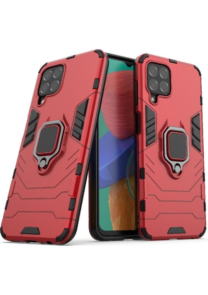 Samsung Galaxy M33 5g Kickstand Darbeye Kapak 360 &deg; Dönen (Yurt Dışından)
