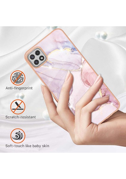 Samsung Galaxy A22 5g Yumuşak Tampon Koruma Için Kılıf Ince Tpu Mermer (Yurt Dışından) modelleri