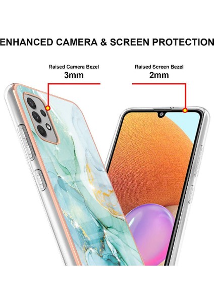 Samsung Galaxy A32 4g Mermer Desen Ince Tpu Koruma Yumuşak (Yurt Dışından) modelleri