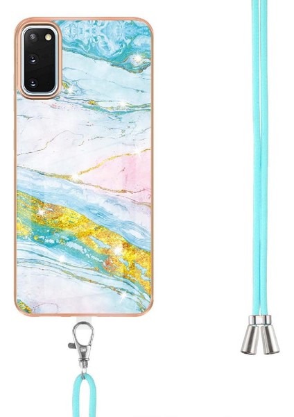 Samsung Galaxy S20 5g Crossbody Kordon Askısı Mermer Anti-Scratch Için Kılıf (Yurt Dışından) modelleri