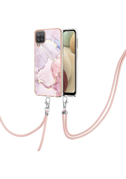 Samsung Galaxy A12 5g Mermer Crossbody Kordon Askısı Tampon Yumuşak (Yurt Dışından) fırsatları