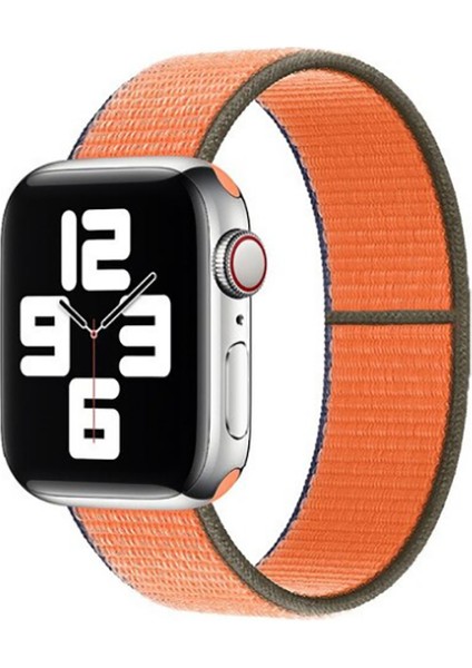 Watch 42MM Uyumlu Krd-03 Hasır Kordon Blt 70-Kumquat