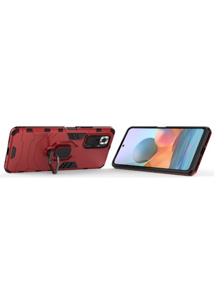 Xiaomi Redmi Not 10 Için Kılıf Pro Askeri Damla Koruma Darbeye Halka (Yurt Dışından)