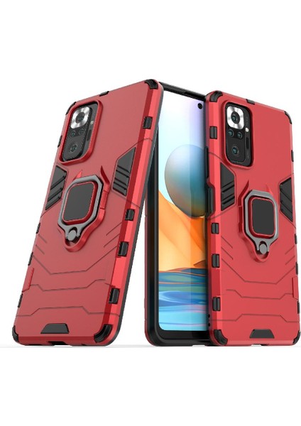Xiaomi Redmi Not 10 Için Kılıf Pro Askeri Damla Koruma Darbeye Halka (Yurt Dışından)