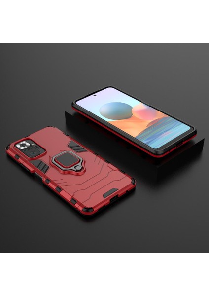 Xiaomi Redmi Not 10 Için Kılıf Pro Askeri Damla Koruma Darbeye Halka (Yurt Dışından)