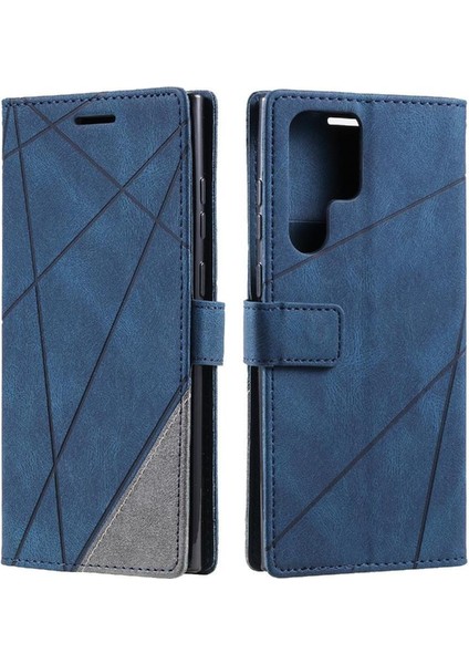 Samsung Galaxy S23 Ultra Kart Tutucu Kickstand Pu Deri Cüzdan (Yurt Dışından)