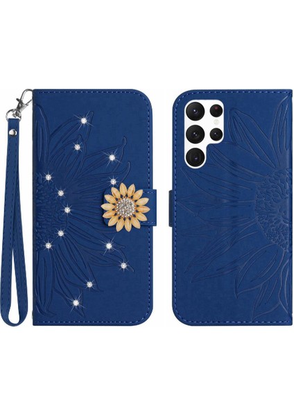 Samsung Galaxy S24 Ultra Flip Cüzdan Kredi Kartı Kartı Tutucu Pu (Yurt Dışından)