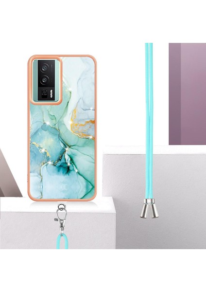 Xiaomi Poco F5 Pro 5g Mermer Tampon Crossbody Kordon Askısı Yumuşak (Yurt Dışından) indirimleri