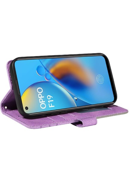 Kart Yuvası Standı ile Oppo A74 4g Için Kılıf Pu Deri Flip Folio Kılıf (Yurt Dışından) fırsatları