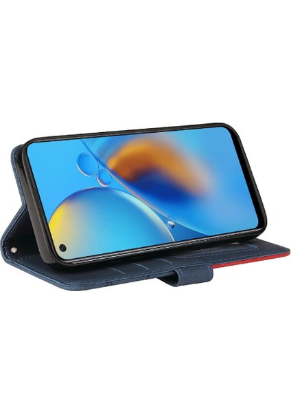 Kart Yuvası Standı ile Oppo A74 4g Için Kılıf Pu Deri Flip Folio Kılıf (Yurt Dışından) fiyatları