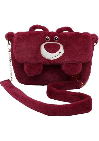 Çilek Ayı Peluş Tote Çanta (Yurt Dışından)