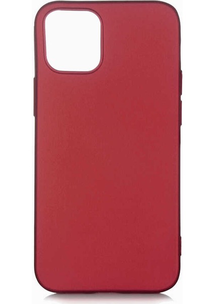 Apple iPhone 12 Mini - Uyumlu Appfube Premier Silikon Kapak-Mürdüm