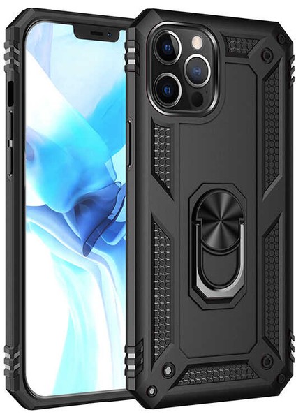 Apple iPhone 12 Pro Max - Uyumlu Appfube Vega Kapak-Siyah