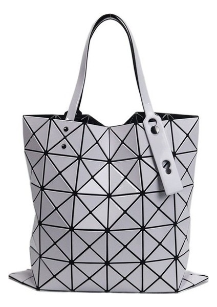 Moda Omuzdan Askili Çanta Altı Izgara Ömür Boyu Kadın Çantası Eşkenar Dörtgen Geometrik Çanta Tote Çanta (Yurt Dışından)