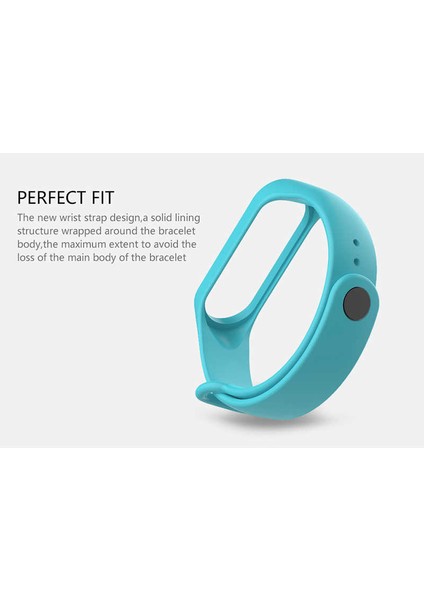 Xiaomi Mi Band 4 Uyumlu Kordon App Siyah