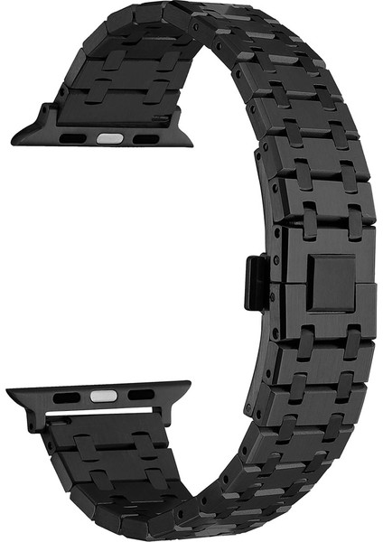 Watch 7 45MM Uyumlu Krd-83 Metal Kordon App Siyah