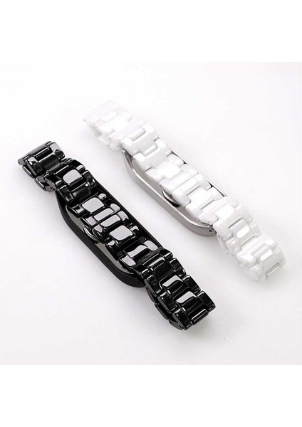 Xiaomi Mi Band 4 Uyumlu Krd-21 Metal Kordon App Siyah modelleri