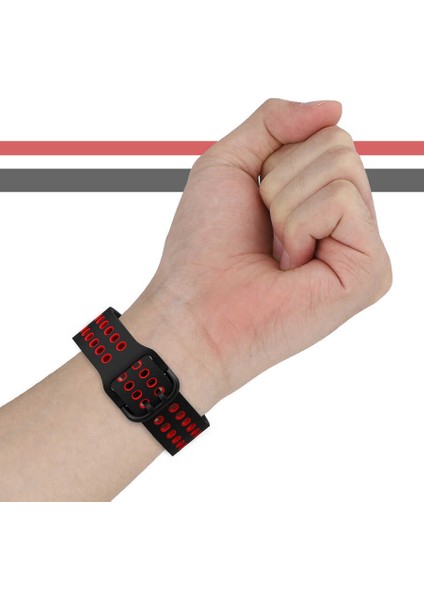 Galaxy Watch 4 44MM Krd-02 Uyumlu Kordon App Beyaz-Siyah modelleri