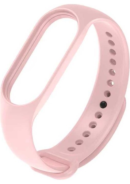 Xiaomi Mi Band 7 Uyumlu Klasik Kordon App Pembe Açık