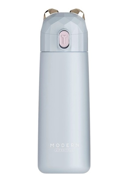 Modern Ayı Termos Bardak Sevimli Su Bardağı Açılır Kapaklı Içme Bardağı (Yurt Dışından)
