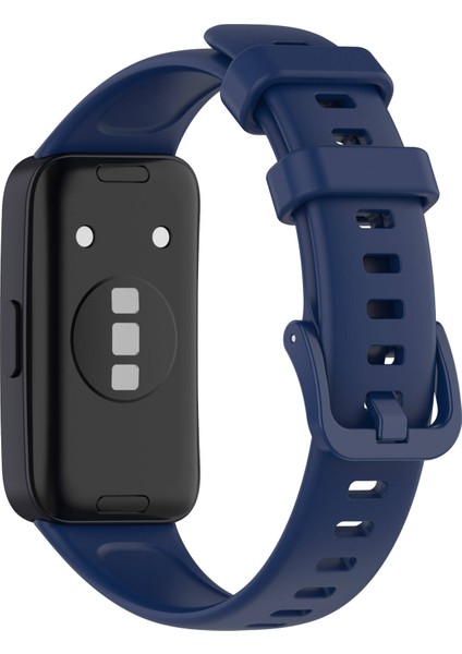 Huawei Band 8 Uyumlu Klasik Kordon App Siyah