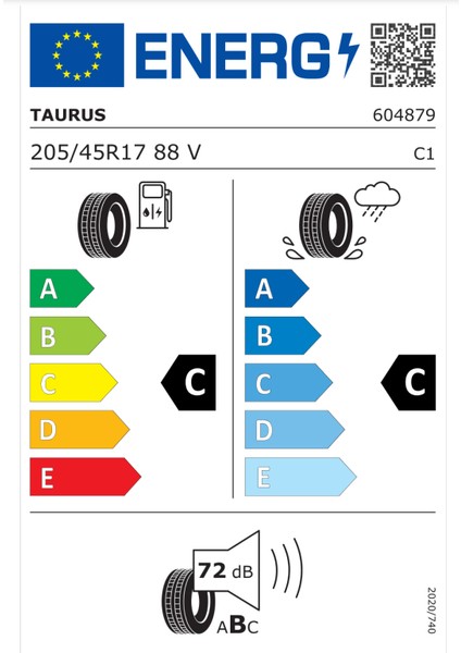 205/45 R17 88V Xl Ultra High Performance Oto Yaz Lastiği (Üretim Yılı: 2024)